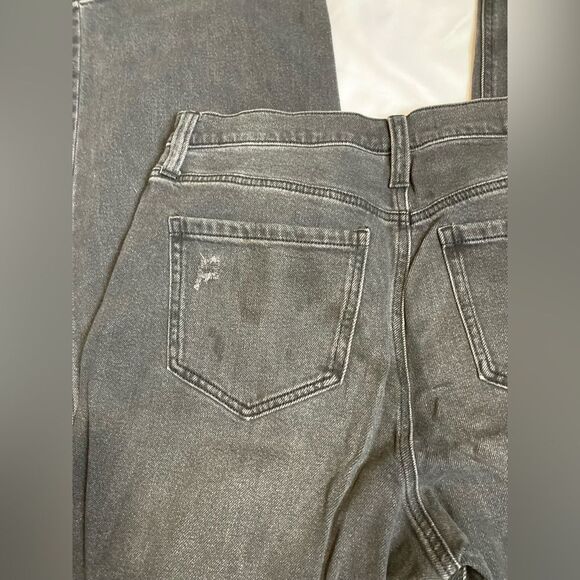 So clothing black distressed super high-rise wide leg 90s jeans - Picture 6 of 6